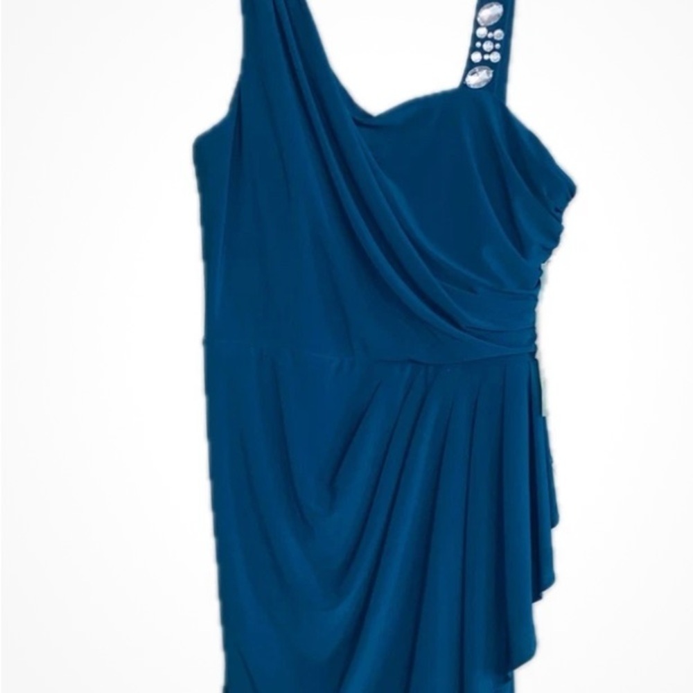 NEW Womens Scarlett Party/homecoming/prom Dress Teal Jewel Embellished Sz 16 - Picture 1 of 14